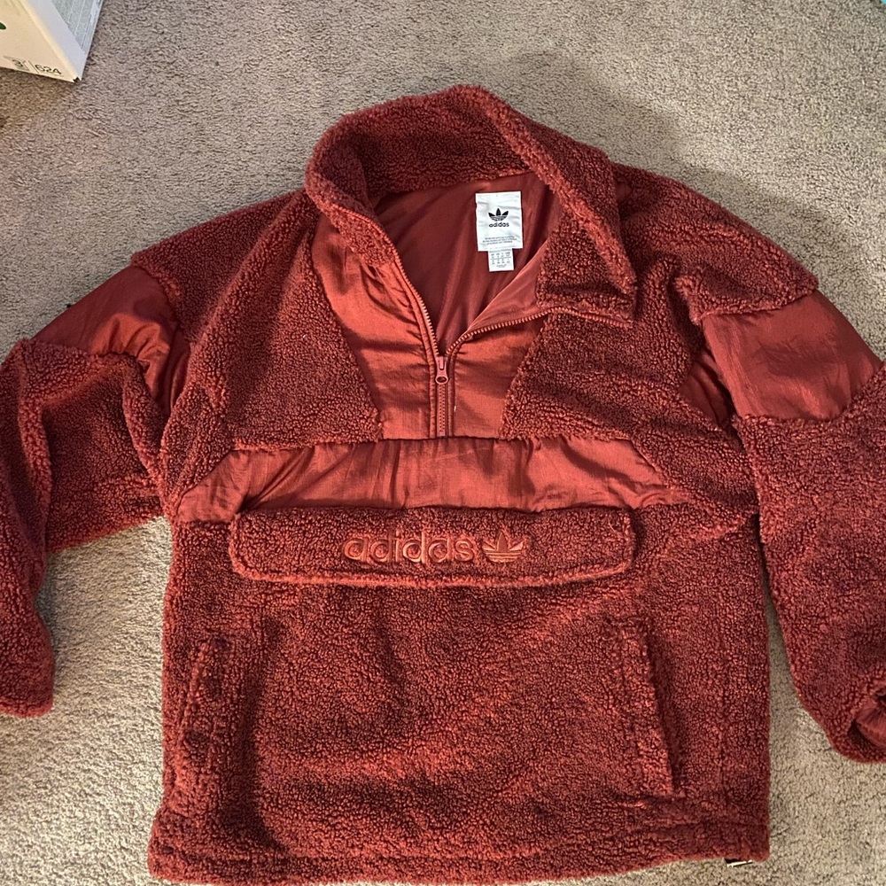 Adidas half zip up sweatshirt